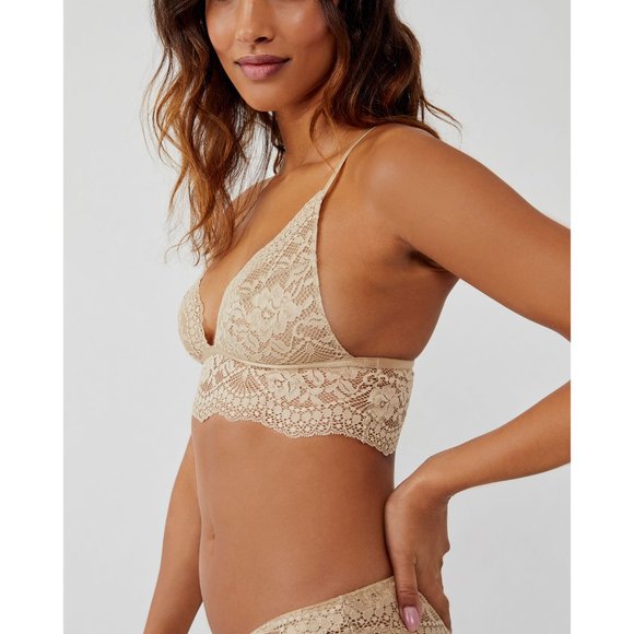 FREE PEOPLE Maya Longline Bra / Winter Wheat - Picture 4 of 8